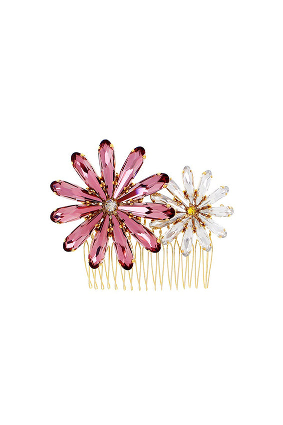 Glamorous Heritage Comb 18 pairs Chrysanthemum (pink mix)